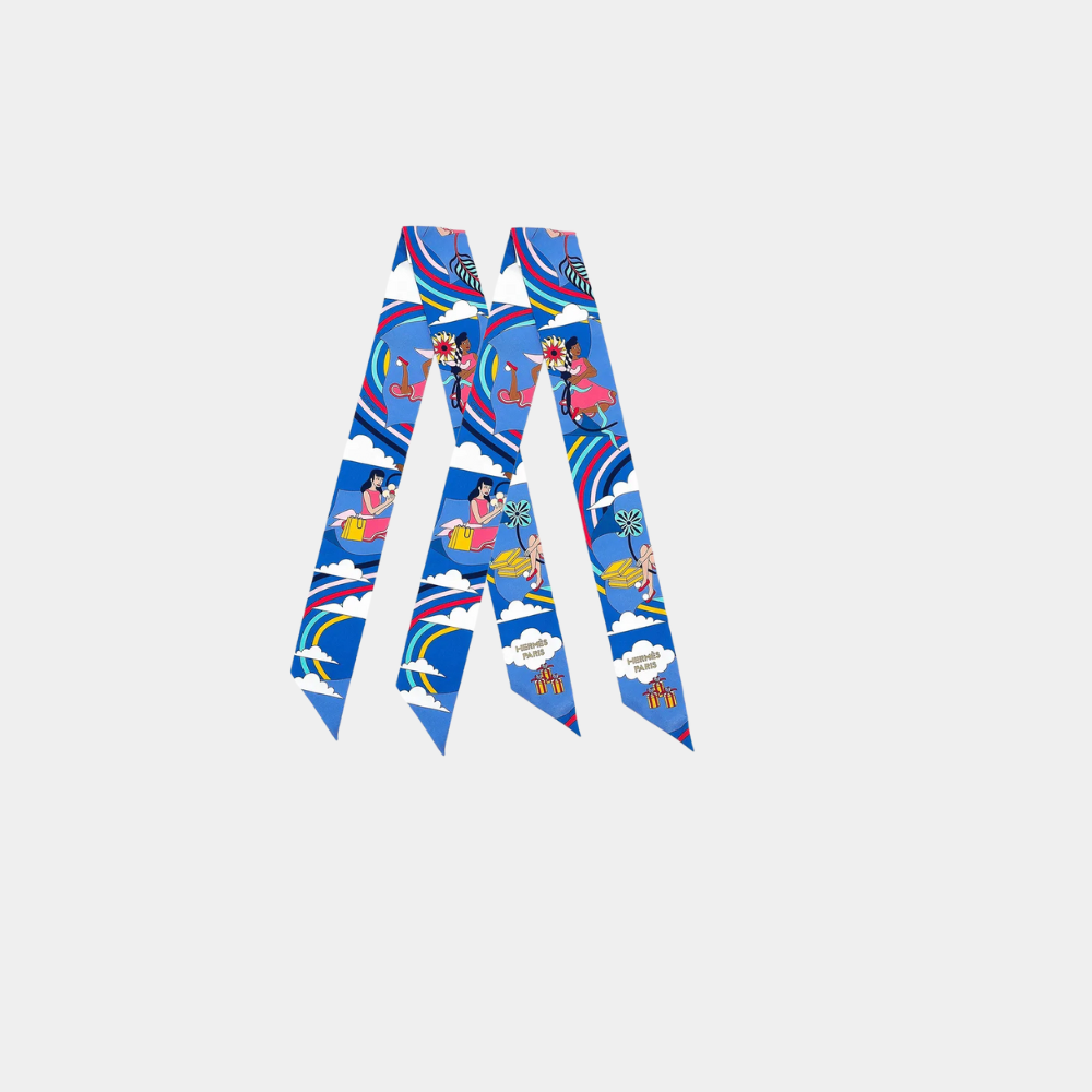 Hermès Twilly – Blue Pop Art Print