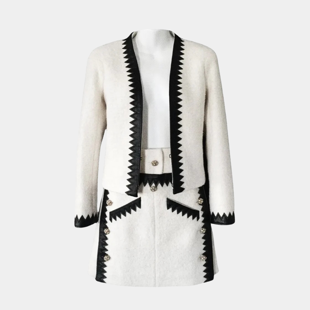 CHANEL Wool Tweed Jacket & Skirt Set – Fall 2015 Runway Collection