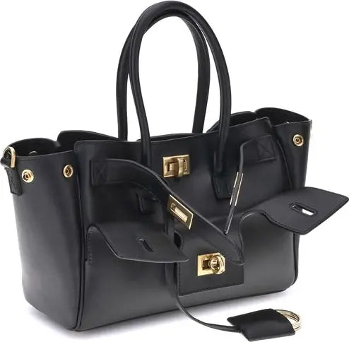 Balenciaga Bel Air Mini leather tote bag